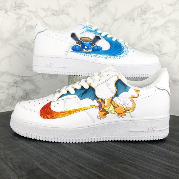 Cartoon Fire Dragon Custom Air Force 1