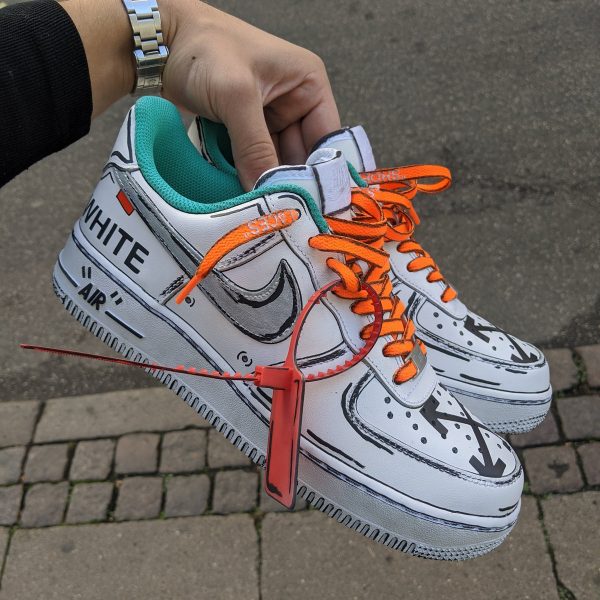 Cartoon Ow Custom Air Force