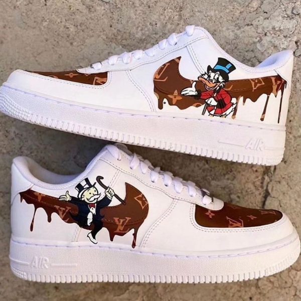 Cartoon Role Drip Custom Air Force 1