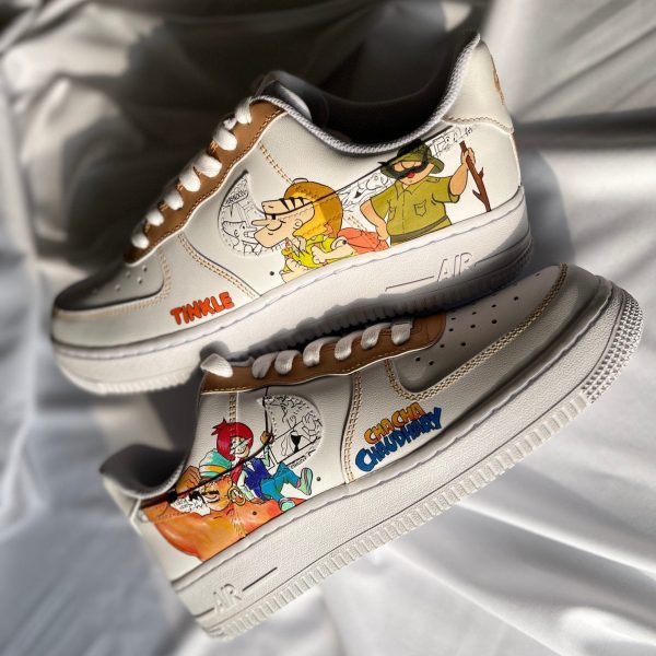 Chacha Chaudhary Tinkle Custom Air Force 1