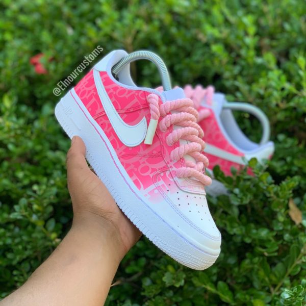 Cherry Blossom Dior Custom Air Force 1