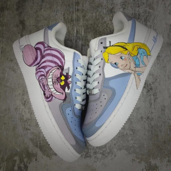 Cheshire Cat Painted Custom Air Force 1