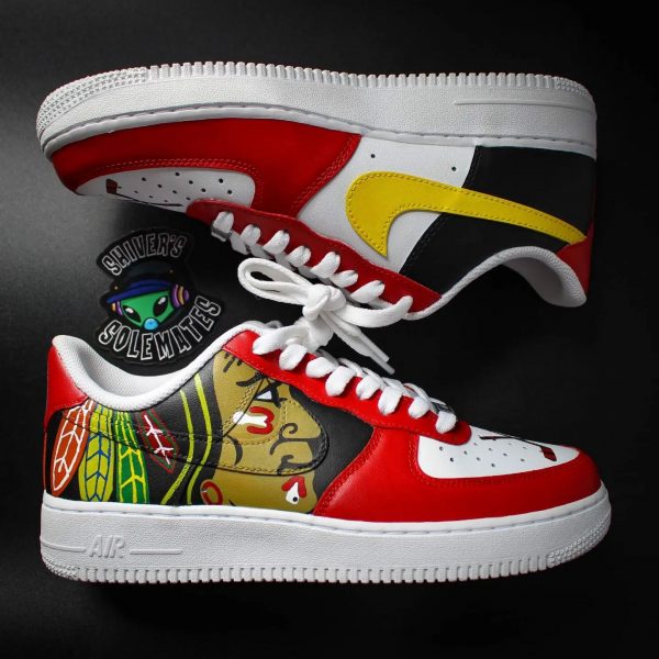 Chicago Blackhawks Custom Air Force 1