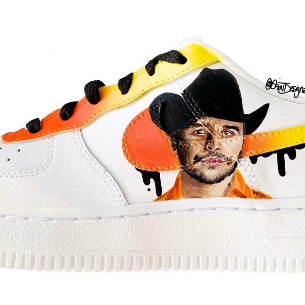 Christian Nodal Custom Air Force 1