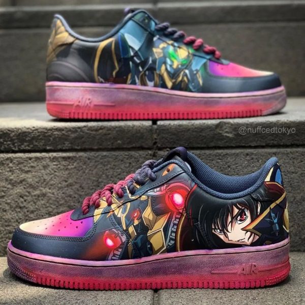 Code Geass Painted Custom Air Force 1