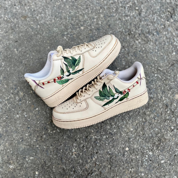 Coffee Dye Custom Air Force 1