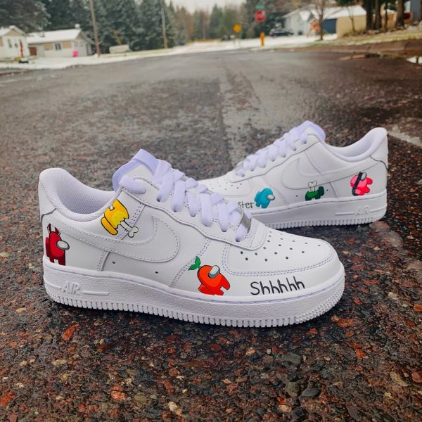 Colorful Cartoon Doodle Custom Air Force 1