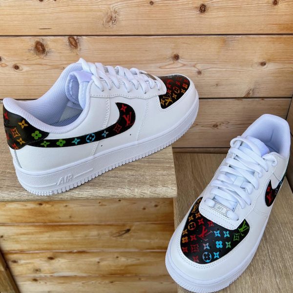 Color LV Custom Air Force 1