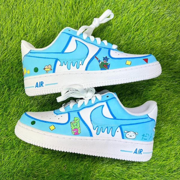 Crayon Shin Painting Custom Air Force 1