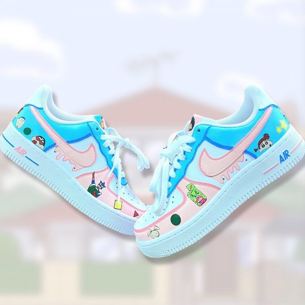 Cartoon Crayon Shin Custom Air Force 1