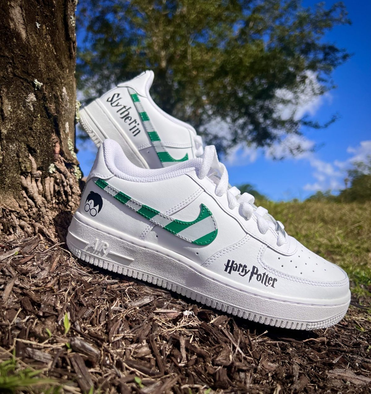 Harry Potter Slytherin Custom Air Force 1