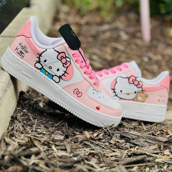 Hello Kitty Paint Custom Air Force 1