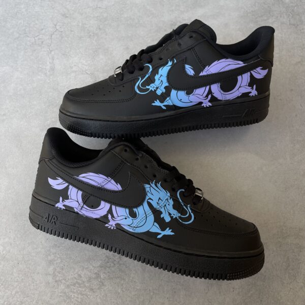 Dragon Fade Bluepurple Custom Air Force 1