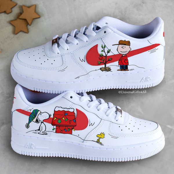 Charlie Brown Christmas Custom Air Force 1