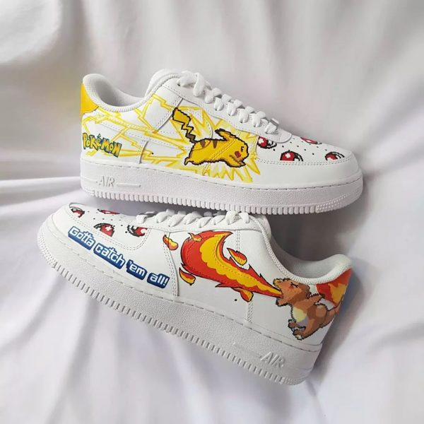 Pokemon Anime Painting Custom Air Force 1