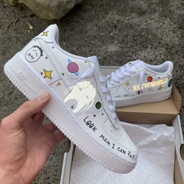 Astroworld Reflective Custom Air Force 1