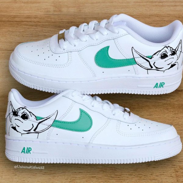 Baby Yoda Grogu Custom Air Force 1