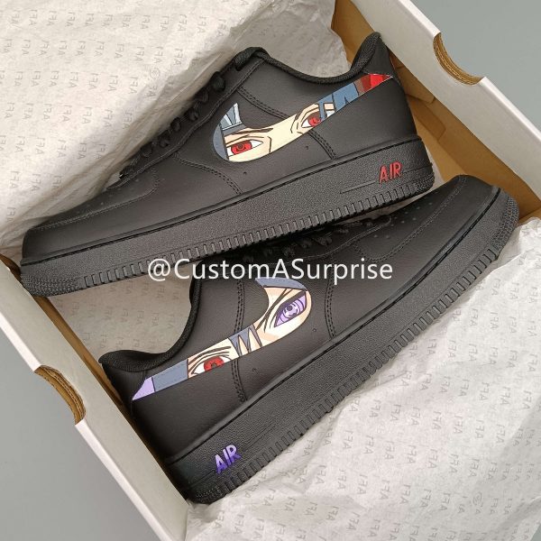 Black Anime Eyes Custom Air Force 1