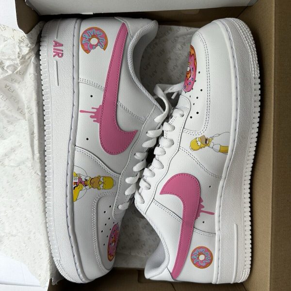 Homer Simpsons Donuts Custom Air Force 1