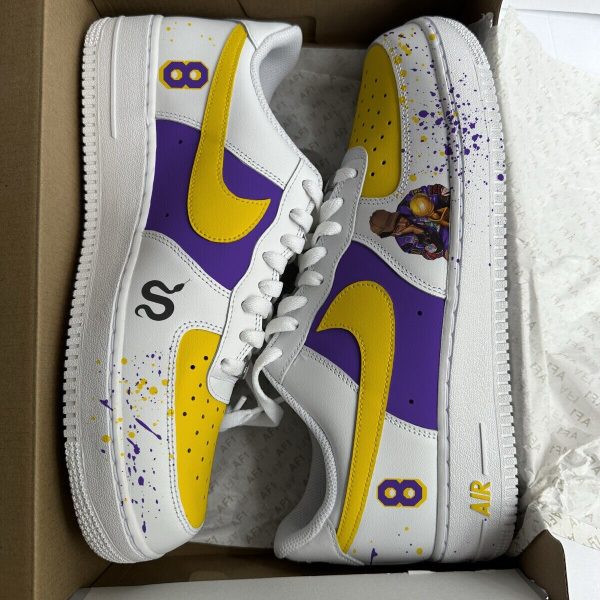 Lakers Kobe Custom Air Force 1