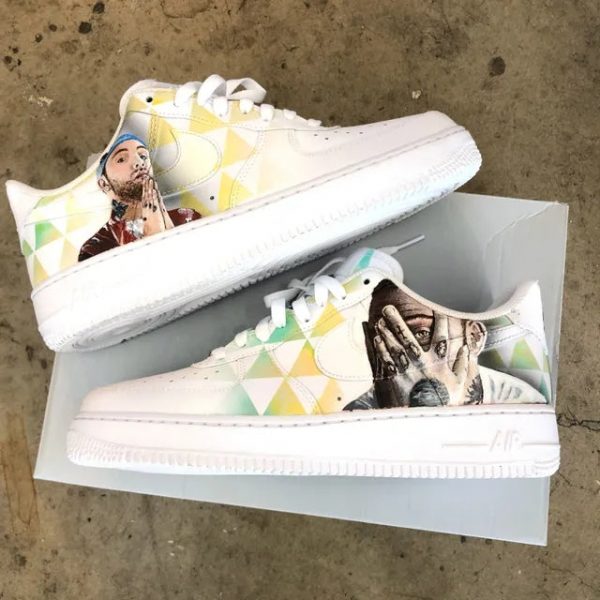 Mac Miller Painted Custom Air Force 1