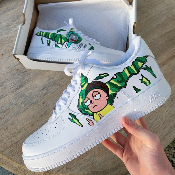 Rick And Morty Custom Air Force 1