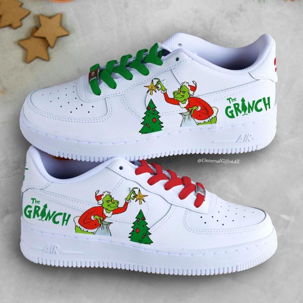 The Grinch Xmas Custom Air Force 1