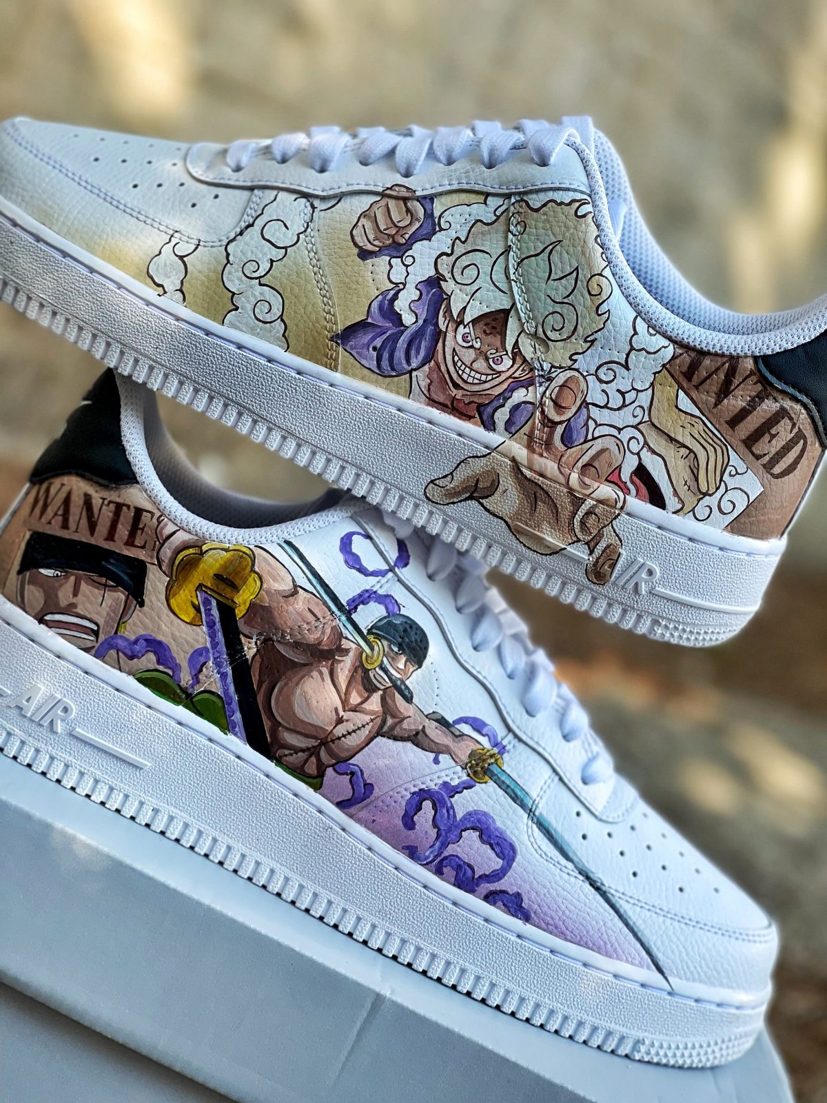 Gear5 Zoro Luffy Custom Air Force 1