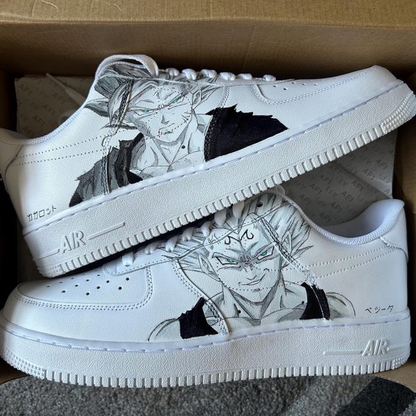 Painting Goku Vegeta Custom Air Force 1