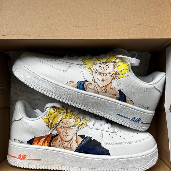 Goku vs Vegeta Custom Air Force 1