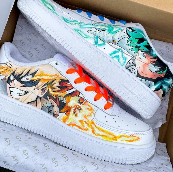 Hand-Painted Anime Custom Air Force 1