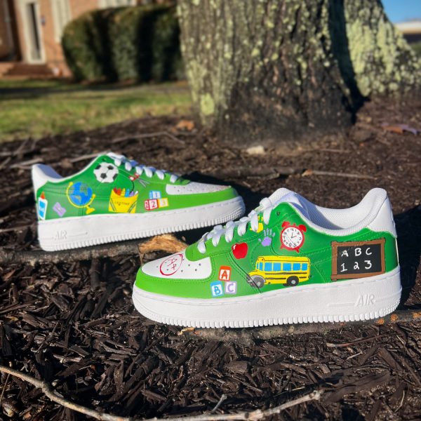 Back To School Custom Air Force 1