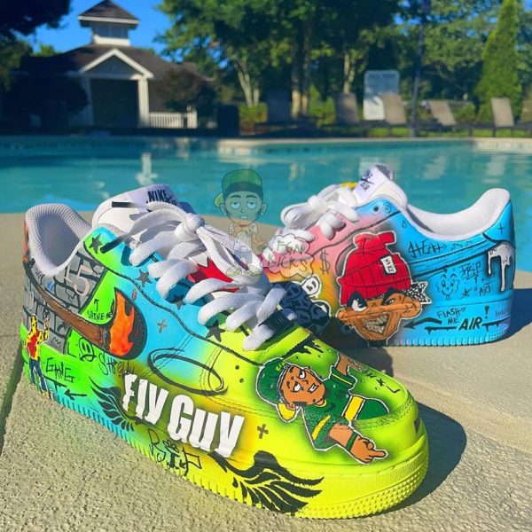 Fly Guy Graffiti Custom Air Force 1