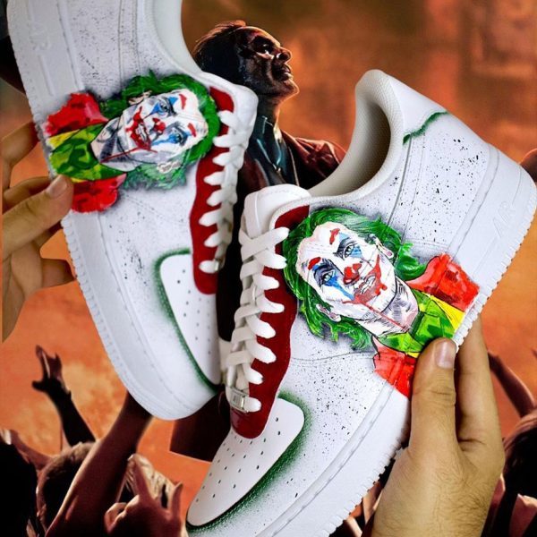 Joker Splatter Painting Custom Air Force 1