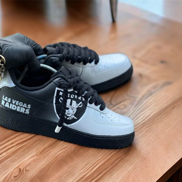 Las Vegas Raiders Custom Air Force 1