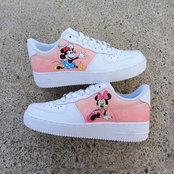 Minnie Mouse Painting Custom Air Force 1