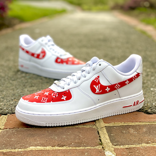 Classic LV Red Custom Air Force 1