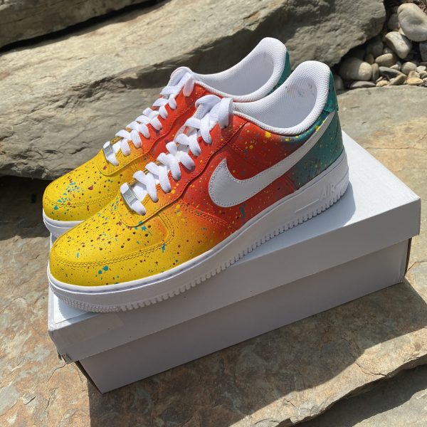 Primary Color Fade Custom Air Force 1