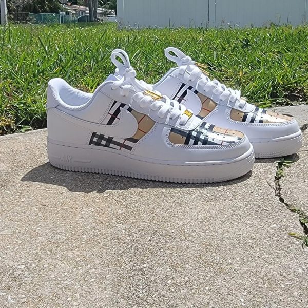 Burberry Pattern Custom Air Force 1