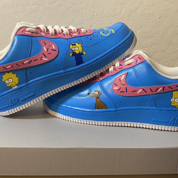 Simpsons Family Cartoon Custom Air Force 1