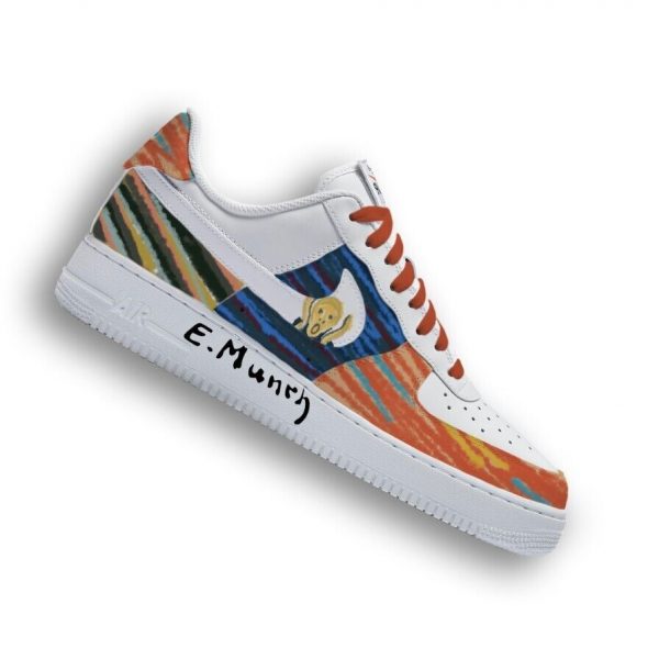 E Munch Custom Air Force 1