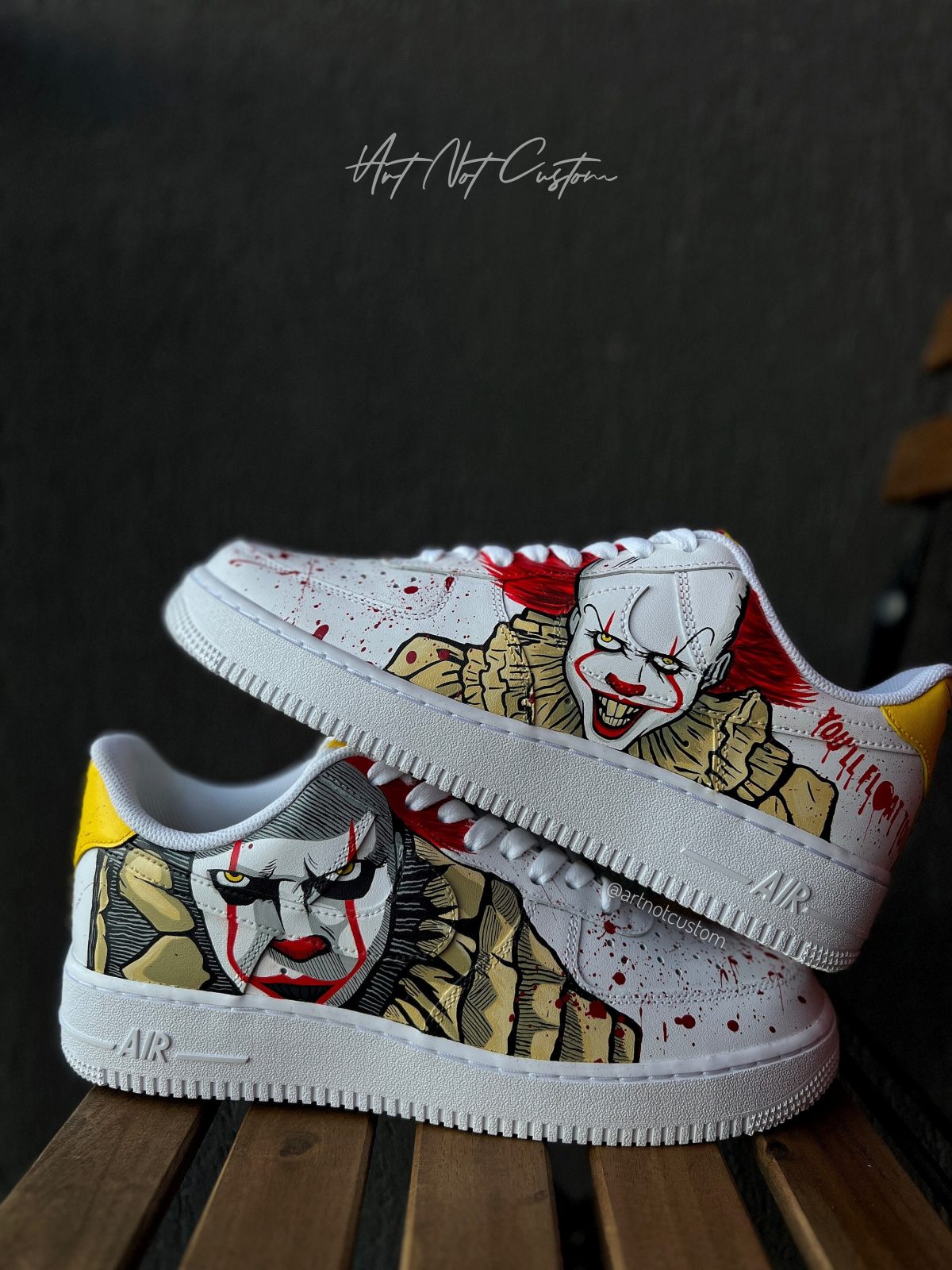 Pennywise Clown Custom Air Force 1