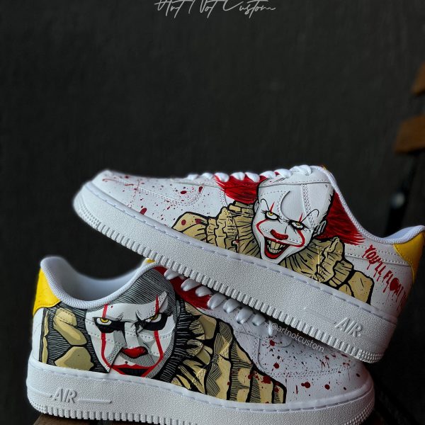 Pennywise Clown Custom Air Force 1