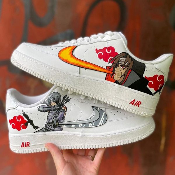 Itachi Cut Swoosh Custom Air Force 1