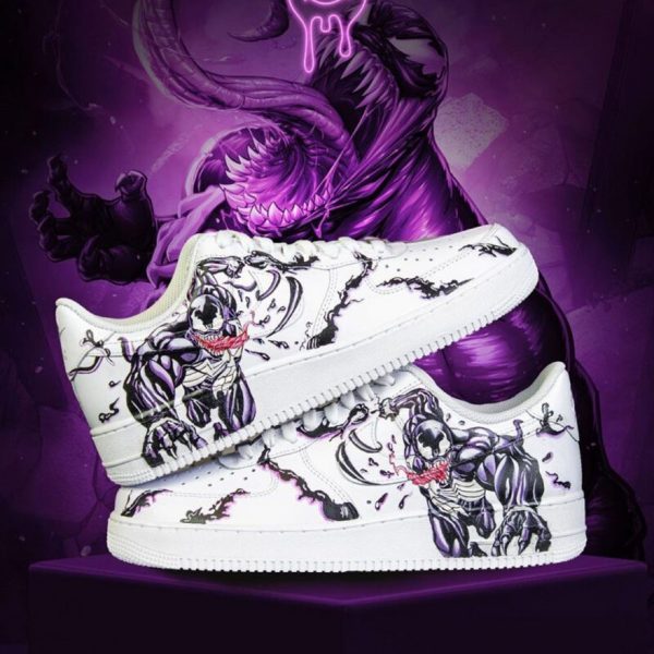 Venom Purple Custom Air Force 1