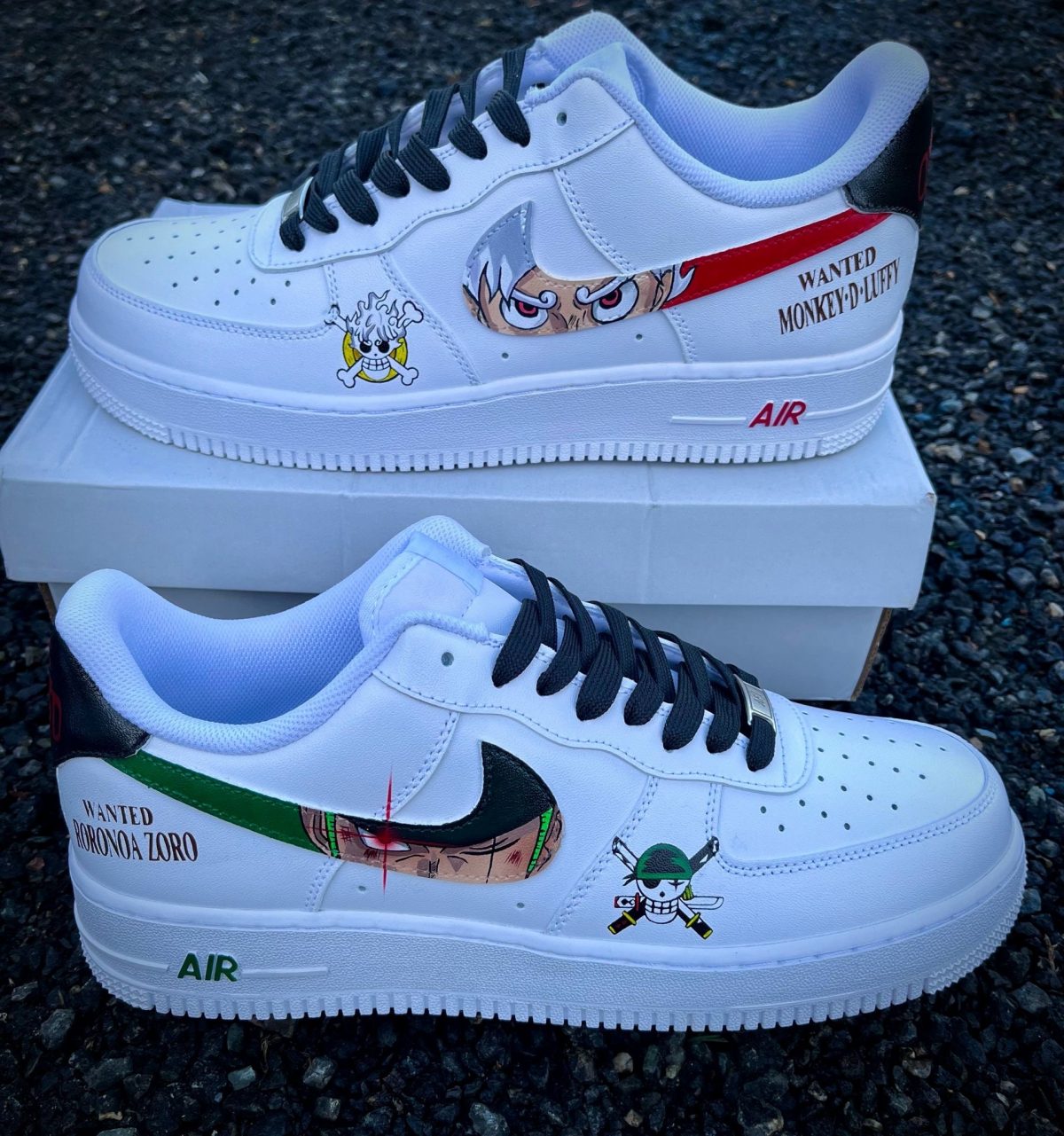 Zoro ft Luffy Custom Air Force 1