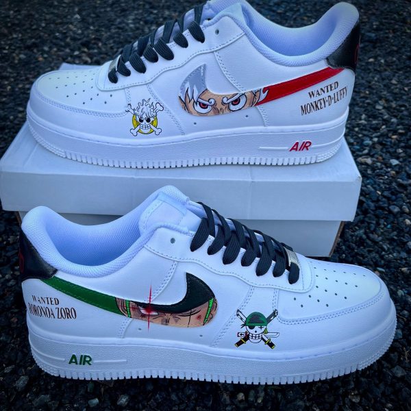 Zoro ft Luffy Custom Air Force 1