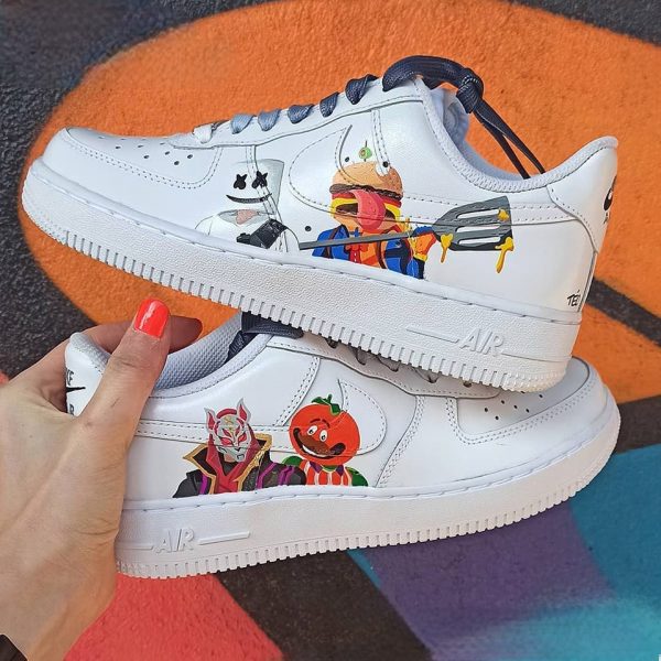 Fortnite Painting Custom Air Force 1