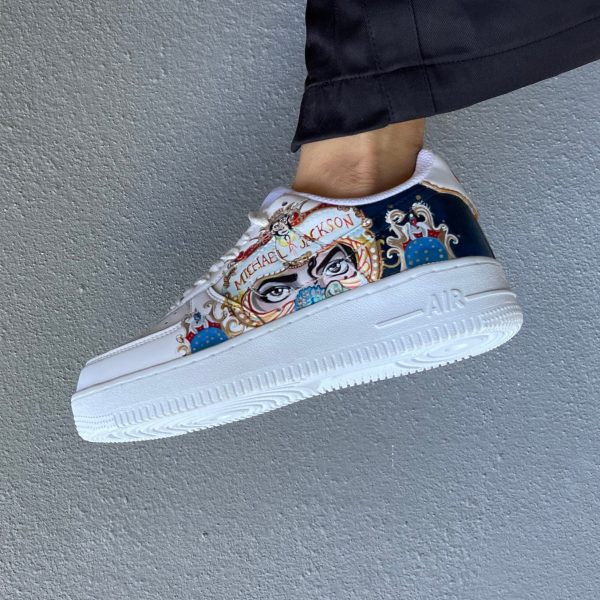 Michael Jackson Painted Custom Air Force 1