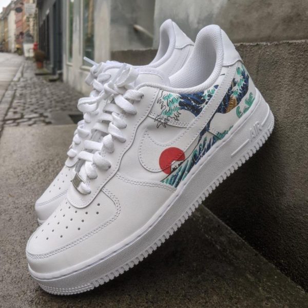 Kanawgawa Wave Design Custom Air Force 1